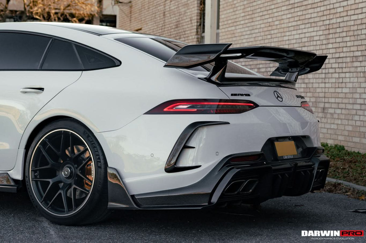 DarwinPRO 2019-2024 Mercedes Benz AMG GT50 GT53 GT43 GT63 GT63S 4Door Coupe X290 IMP Ver.2 Design Part Carbon Fiber Rear Bumper