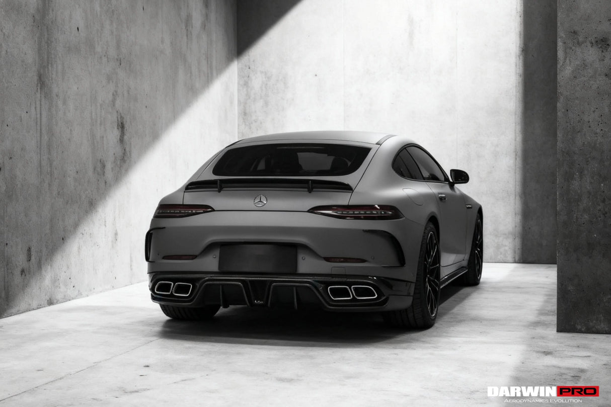 DarwinPRO 2019-2024 Mercedes Benz AMG GT50 GT53 GT43 4Door Coupe X290 IMP Performance Rear Bumper Canards