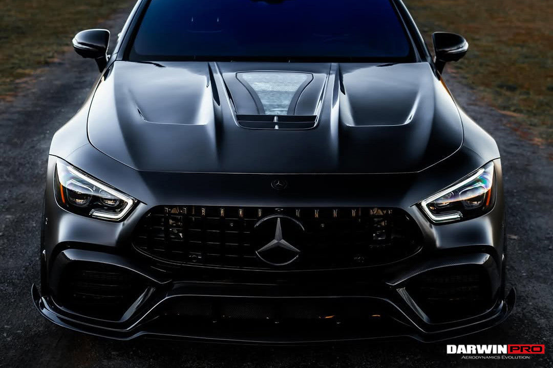 2019-2024 Mercedes Benz AMG GT 4Door Coupe X290 Carbon Fiber Hood DarwinPRO (iMP Design) Fits GT50, GT53, GT43, GT63, GT63S