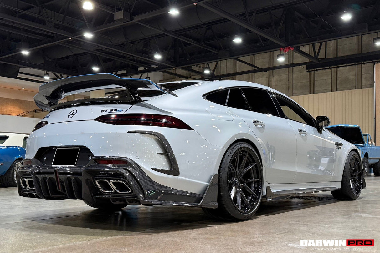 2019-2024 Mercedes Benz AMG GT50 GT53 GT43 GT63 GT63S 4Door Coupe X290 Part Carbon Fiber Rear Bumper DarwinPRO (iMP Ver.2 Design)