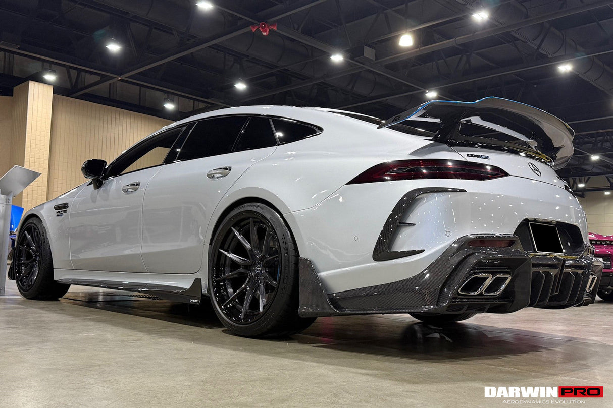 2019-2024 Mercedes Benz AMG GT50 GT53 GT43 GT63 GT63S 4Door Coupe X290 Part Carbon Fiber Rear Bumper DarwinPRO (iMP Ver.2 Design)