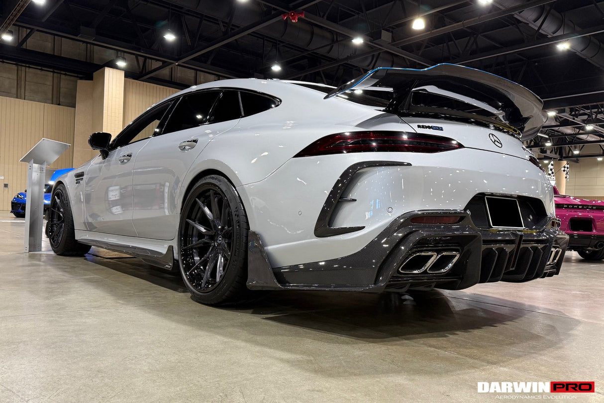 2019-2024 Mercedes Benz AMG GT50 GT53 GT43 GT63 GT63S 4Door Coupe X290 Part Carbon Fiber Rear Bumper DarwinPRO (iMP Ver.2 Design)