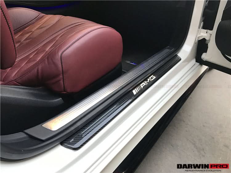 2014-2021 Mercedes Benz C217 S63 S65 AMG Coupe Autoclave Carbon Fiber Door Sills Steps Cover