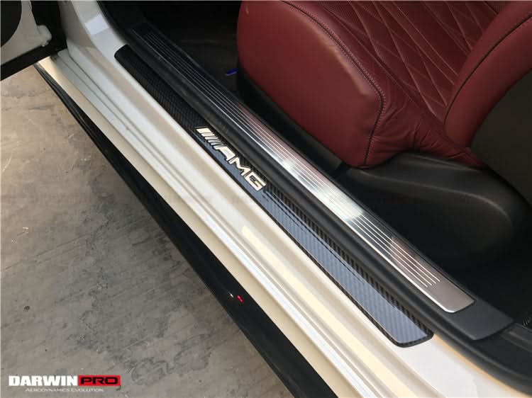 2014-2021 Mercedes Benz C217 S63 S65 AMG Coupe Autoclave Carbon Fiber Door Sills Steps Cover