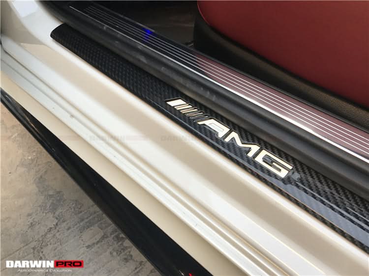 2014-2021 Mercedes Benz C217 S63 S65 AMG Coupe Autoclave Carbon Fiber Door Sills Steps Cover