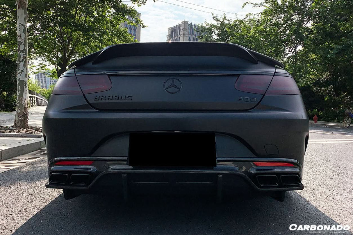 2014-2021 Mercedes Benz C217 S63 S65 AMG Coupe Carbon Fiber Trunk Trim