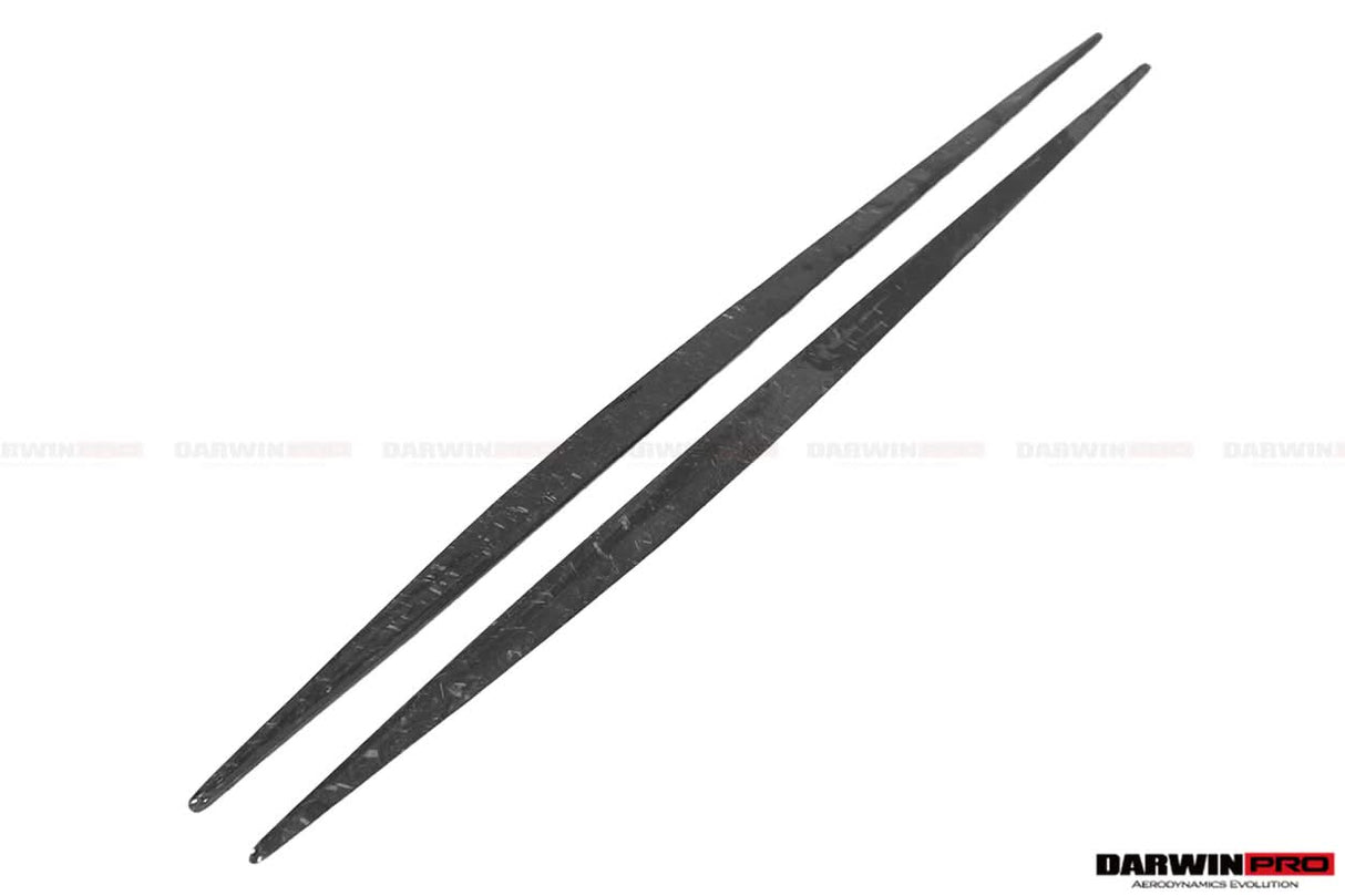 2014-2021 Mercedes Benz C217 S63 S65 AMG Coupe Carbon Fiber Side Skirts Extension