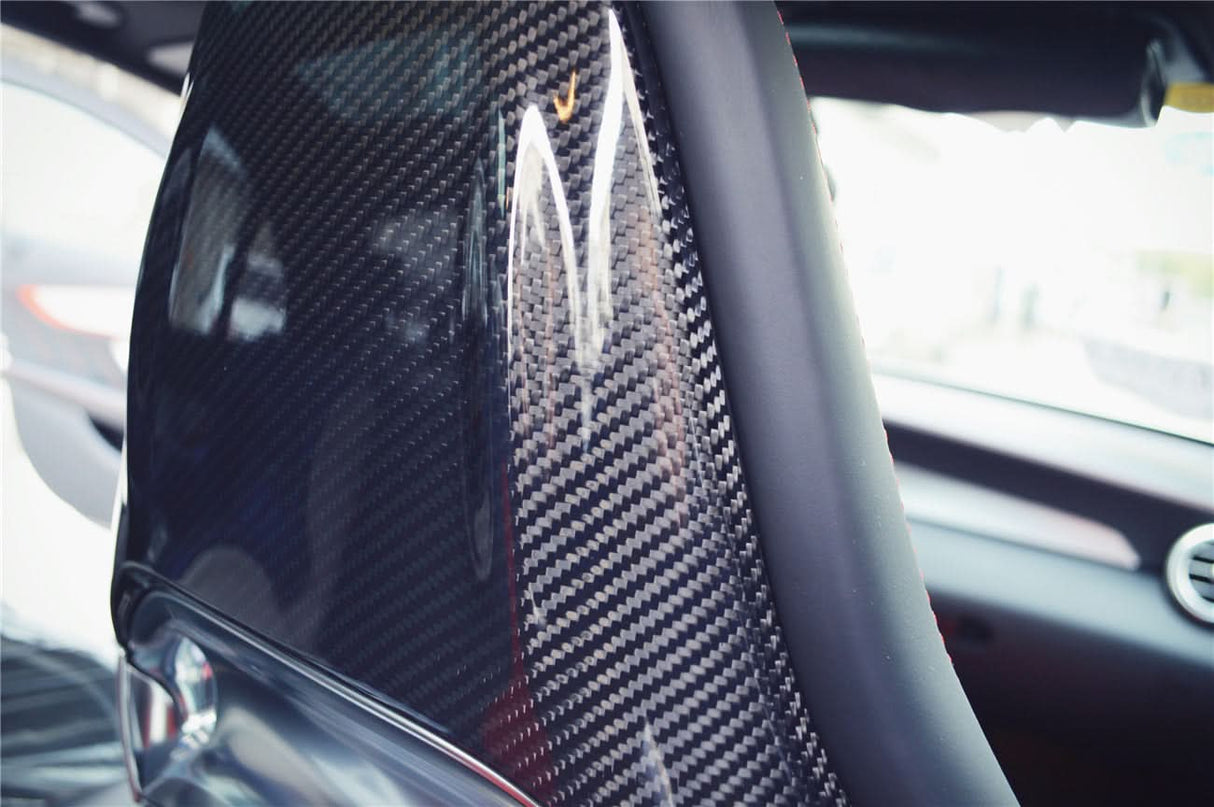 2015-2018 Mercedes Benz C63 S CLA45 AMG Sedan Carbon Fiber Seat-back Cover
