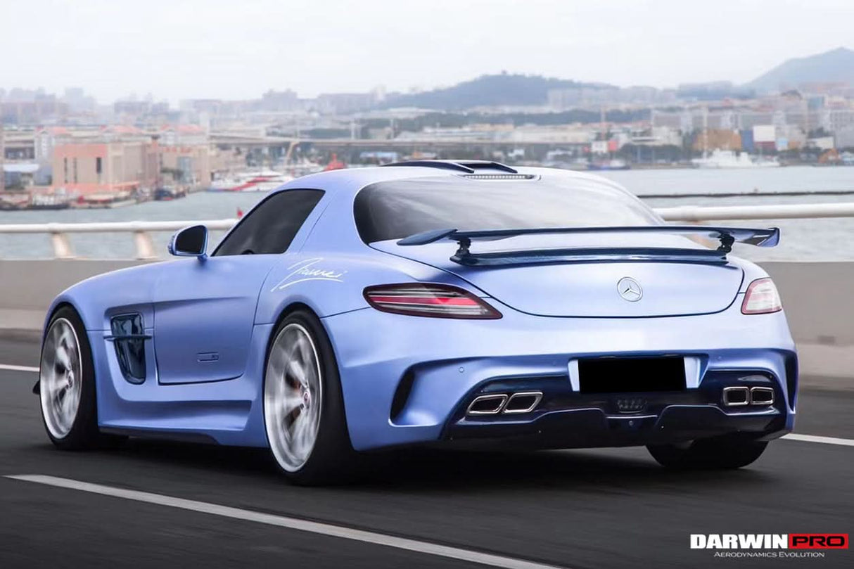 DarwinPRO 2010-2015 Mercedes Benz W197 SLS AMG BKSS Style Carbon Fiber Trunk Spoiler