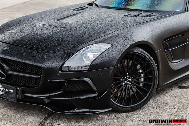 DarwinPRO 2010-2015 Mercedes Benz W197 SLS AMG BKSS Style Carbon Fiber Hood