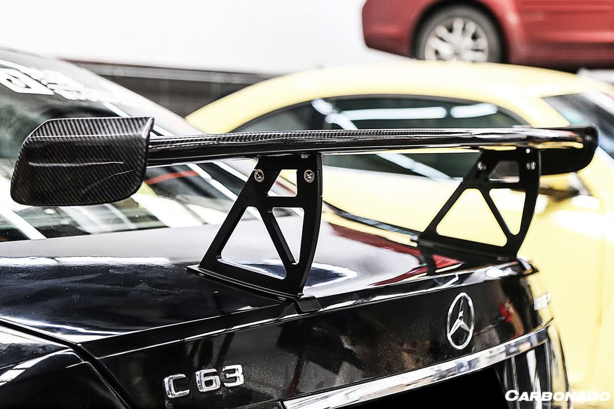 Mercedes Benz W204 C Class C63 AMG Sedan BKSS Style Carbon Fiber Trunk Spoiler