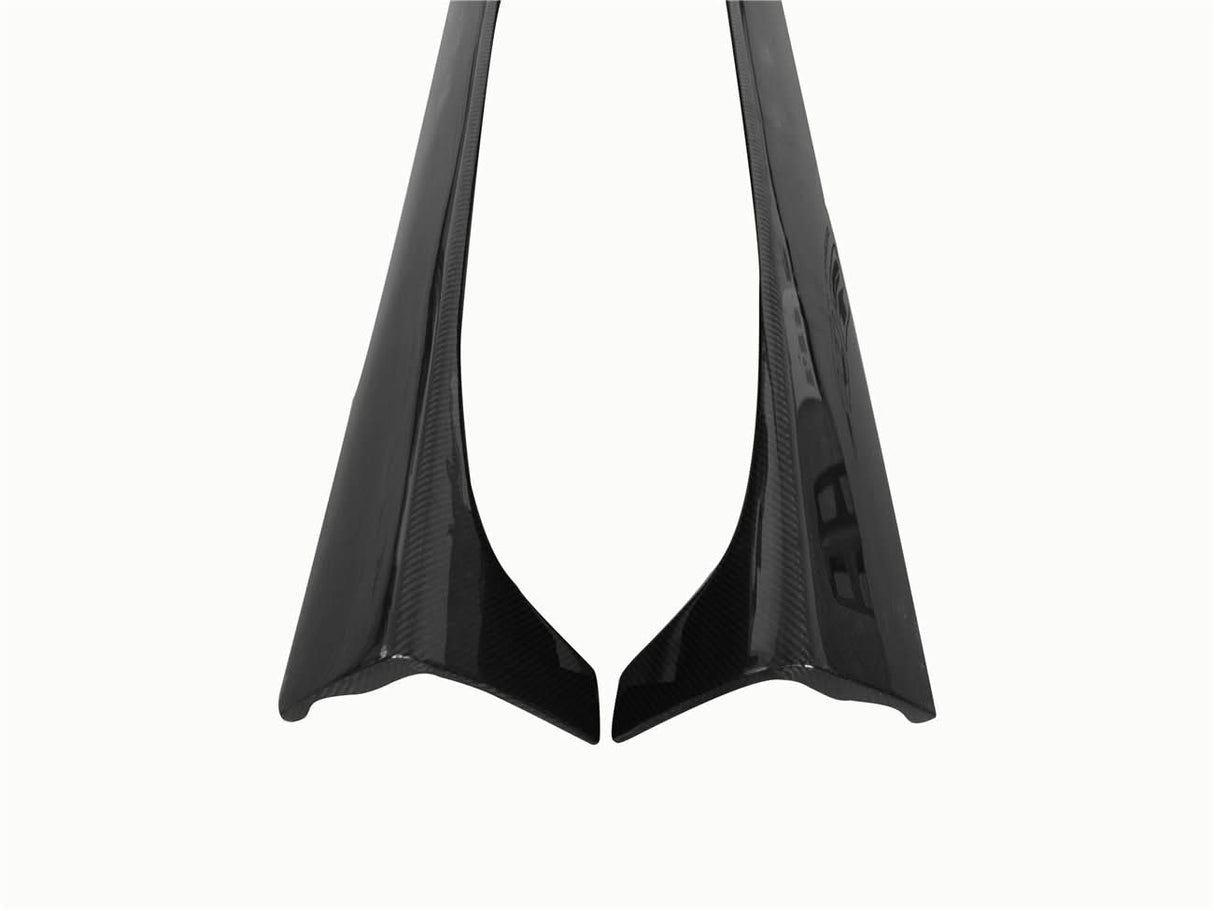 2012-2014 Mercedes Benz W204 C Class Coupe DP Style Carbon Fiber Side Skirts Under Board