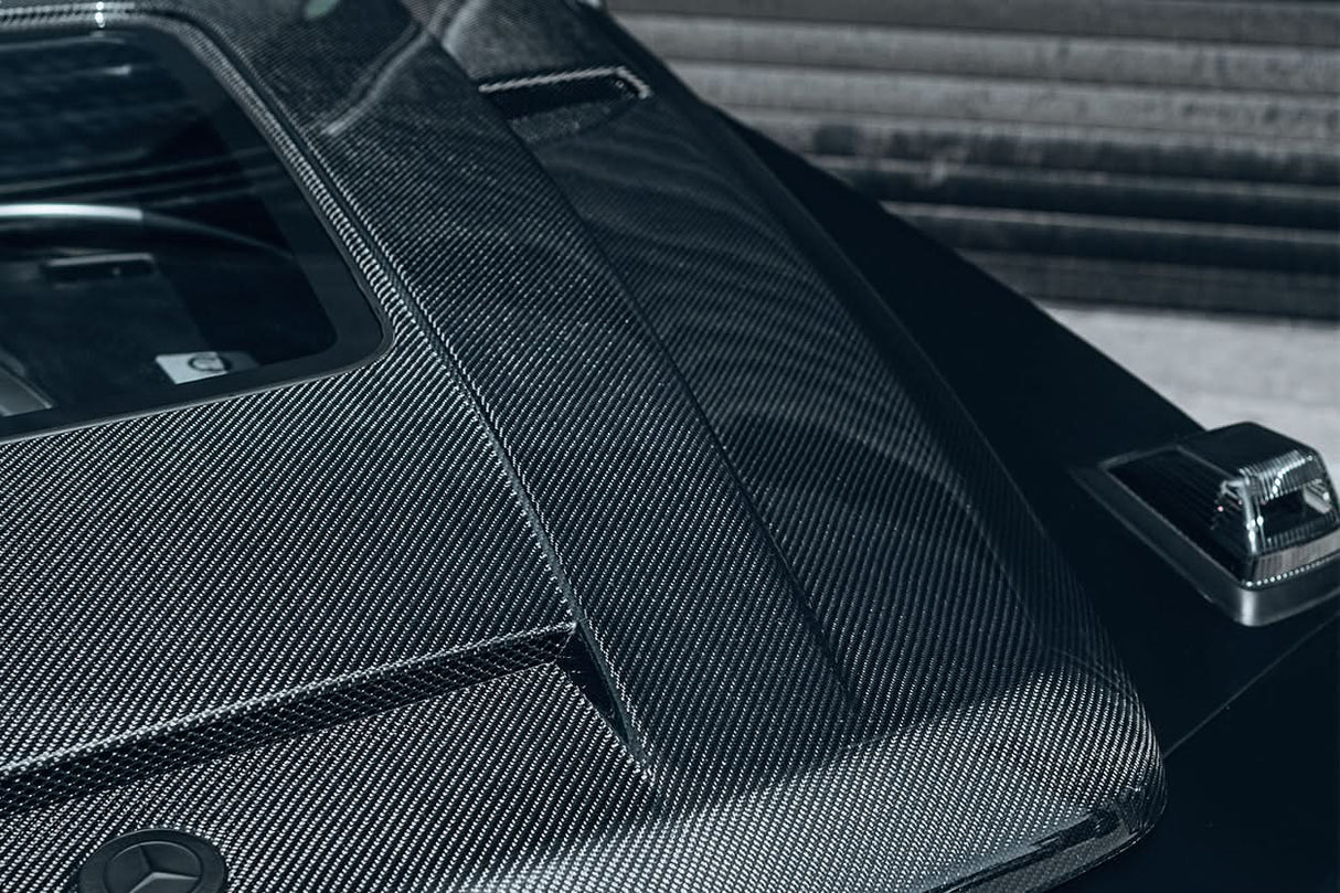 2019-2025 Mercedes Benz W464 | W465 G Wagon IMP Performance Partial Carbon Fiber Hood | Fits G500, G550, G63 AMG