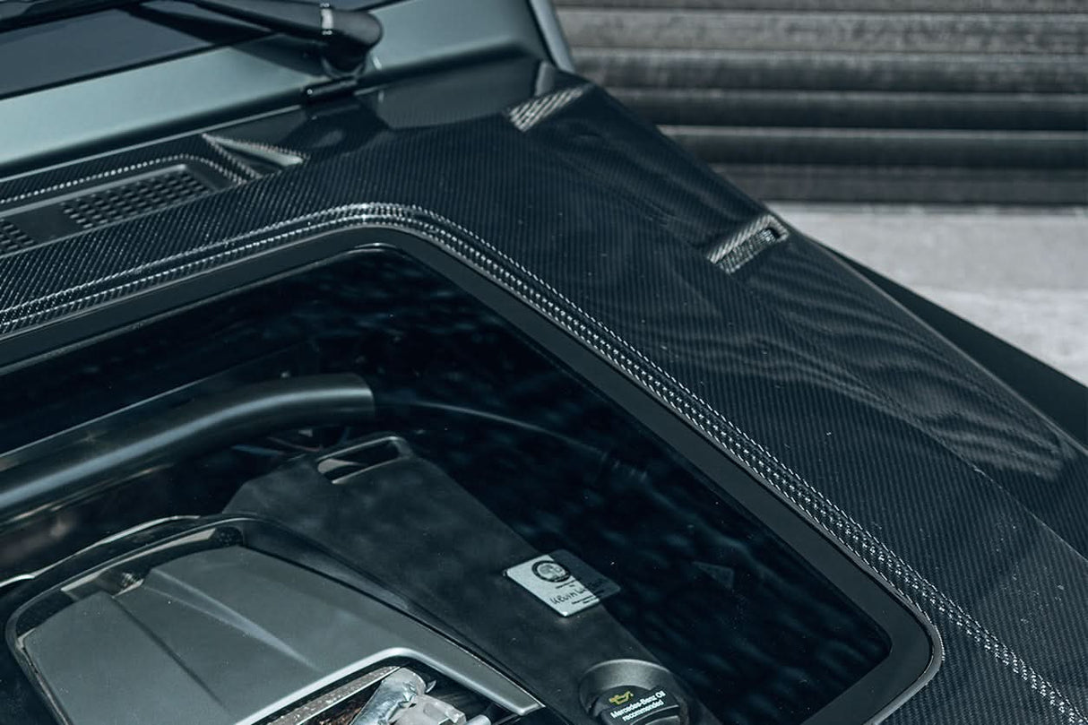 2019-2025 Mercedes Benz W464 | W465 G Wagon IMP Performance Partial Carbon Fiber Hood | Fits G500, G550, G63 AMG