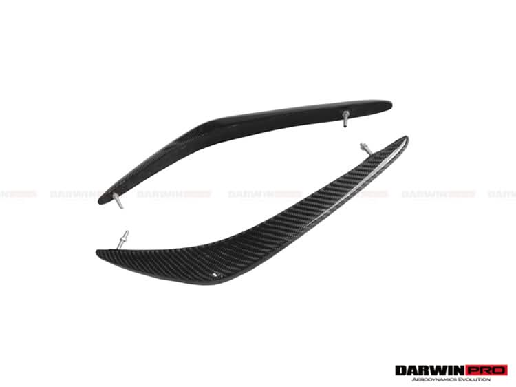 2008-2011 Nissan GTR R35 CBA Carbon Fiber Front Canards