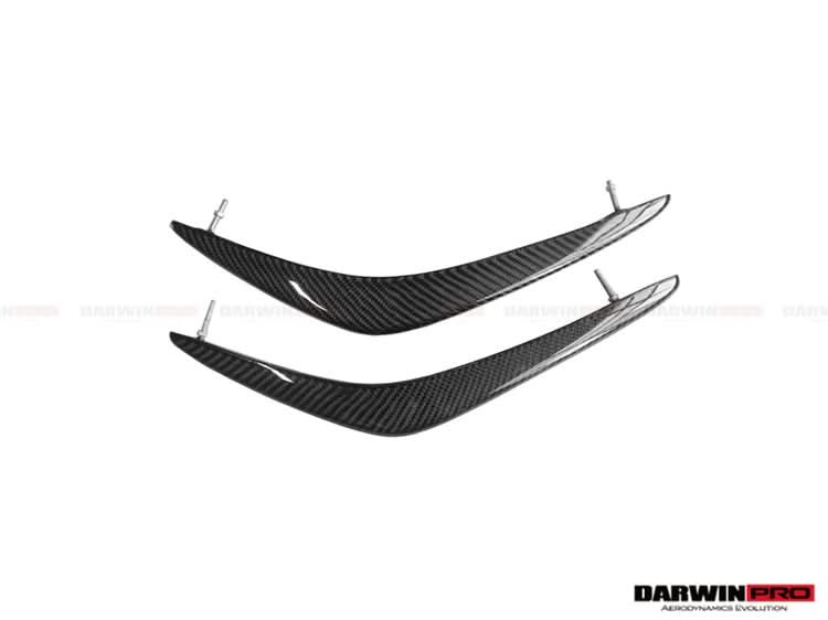2008-2011 Nissan GTR R35 CBA Carbon Fiber Front Canards