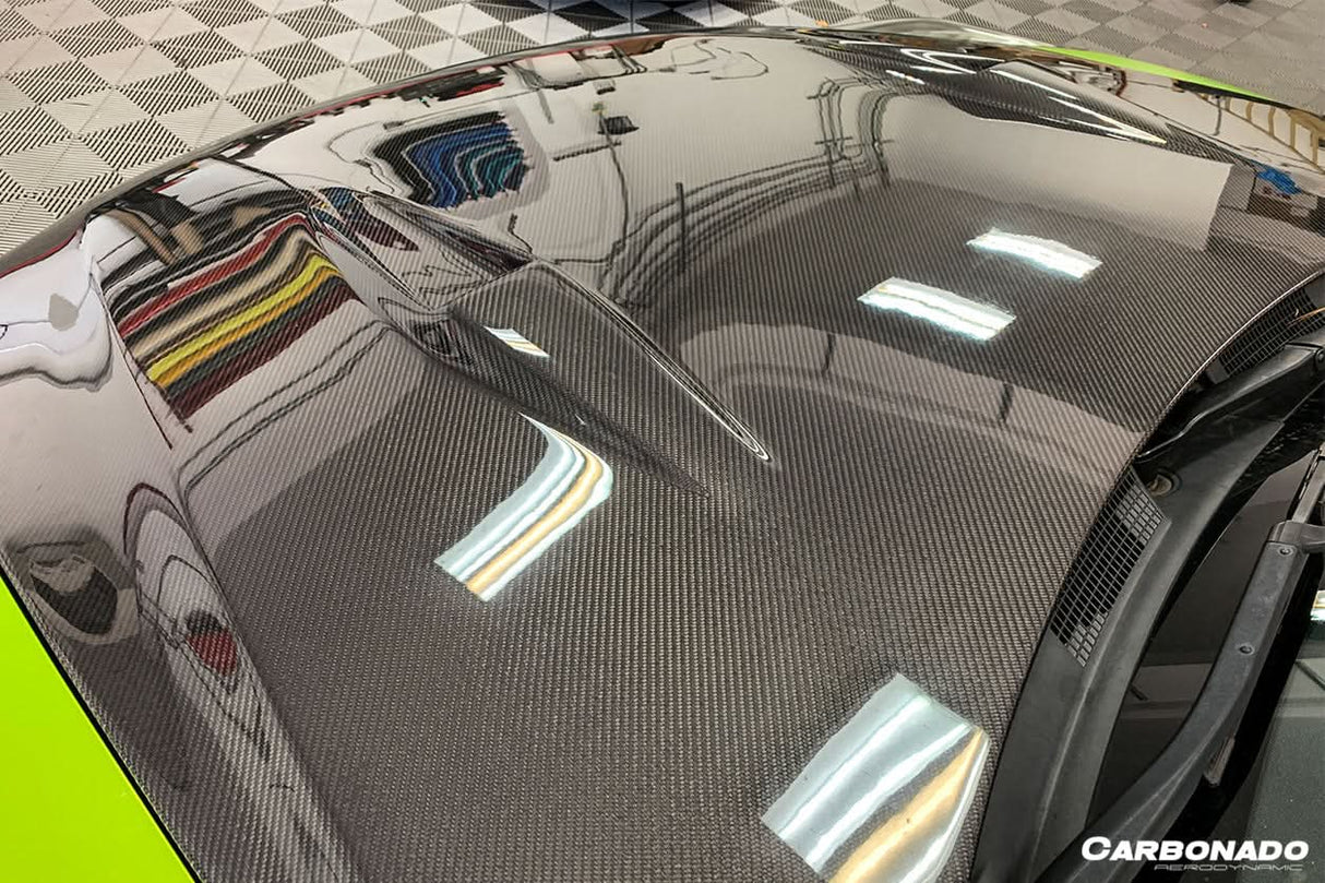 2008-2016 Nissan GTR R35 CBA DBA BSE Style Carbon Fiber Hood