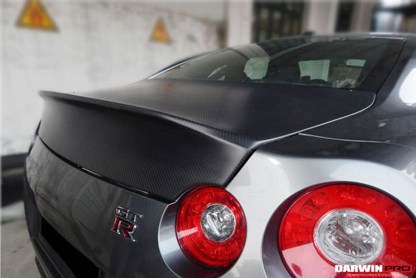 2008-2025 Nissan GTR R35 CBA DBA EBA AMS Style Carbon Fiber Trunk
