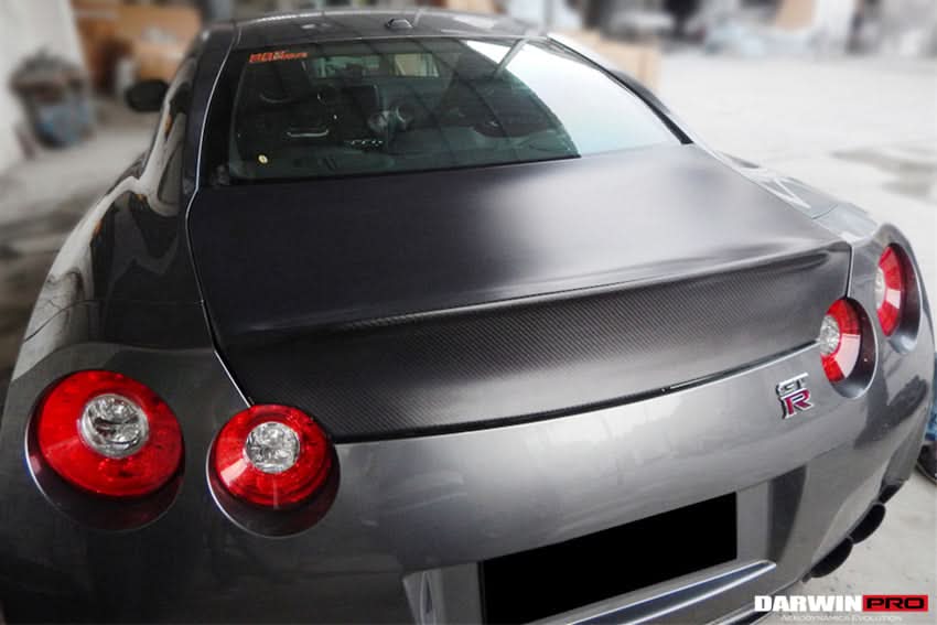 2008-2025 Nissan GTR R35 CBA DBA EBA AMS Style Carbon Fiber Trunk