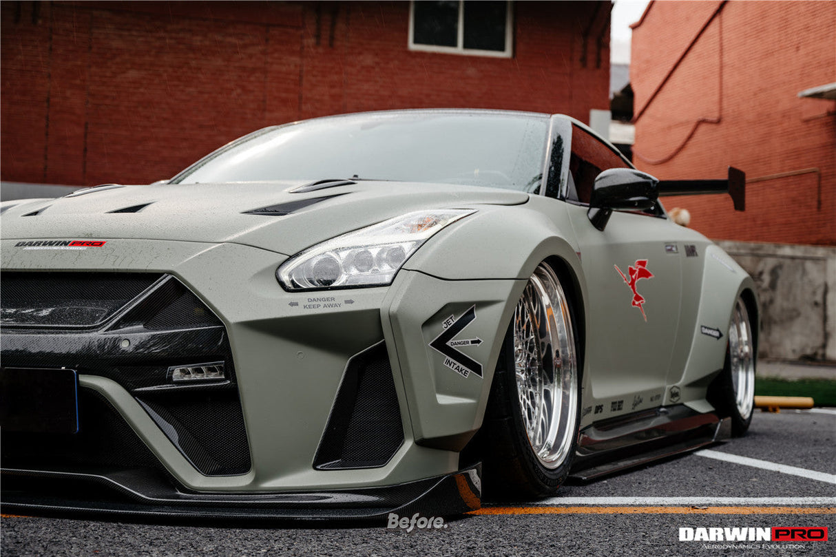 DarwinPRO 2008-2023 Nissan GTR R35 CBA DBA EBA BKSSII Style Front Bumper
