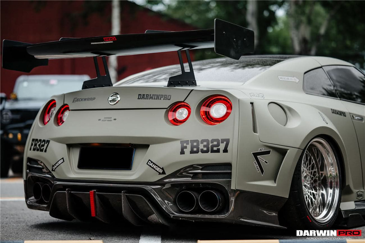 DarwinPRO 2008-2023 Nissan GTR R35 CBA DBA EBA BKSSII Style Partial Carbon Fiber Full Wide Body Kit