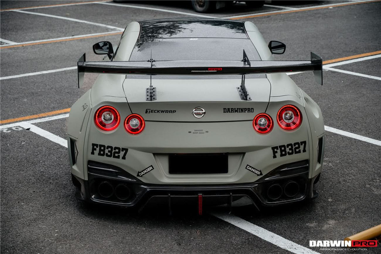 DarwinPRO 2008-2023 Nissan GTR R35 CBA DBA EBA BKSSII Style Partial Carbon Fiber Full Wide Body Kit