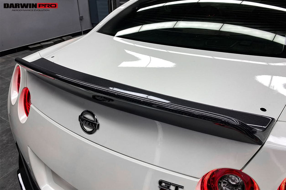 2008-2023 Nissan GTR R35 CBA DBA EBA BKSS Style Carbon Fiber Trunk Spoiler