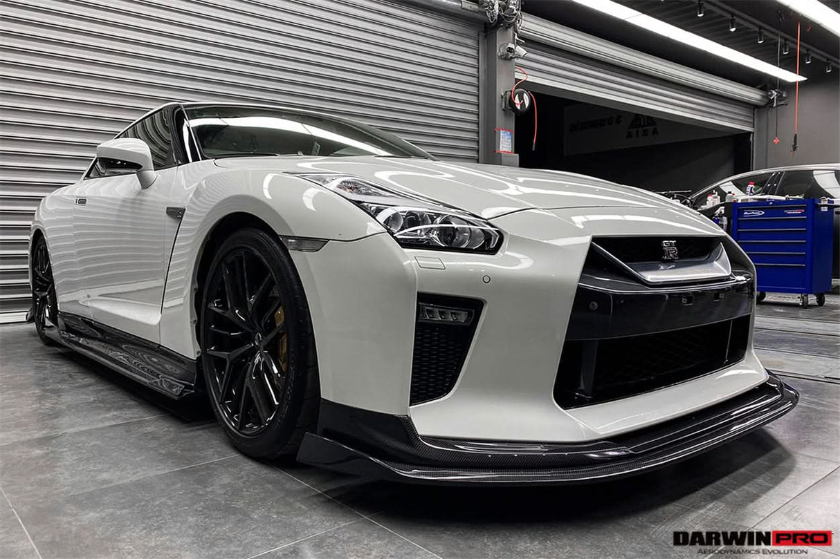 2017-2023 Nissan GTR R35 EBA BKSS Style Carbon Fiber Front Lip