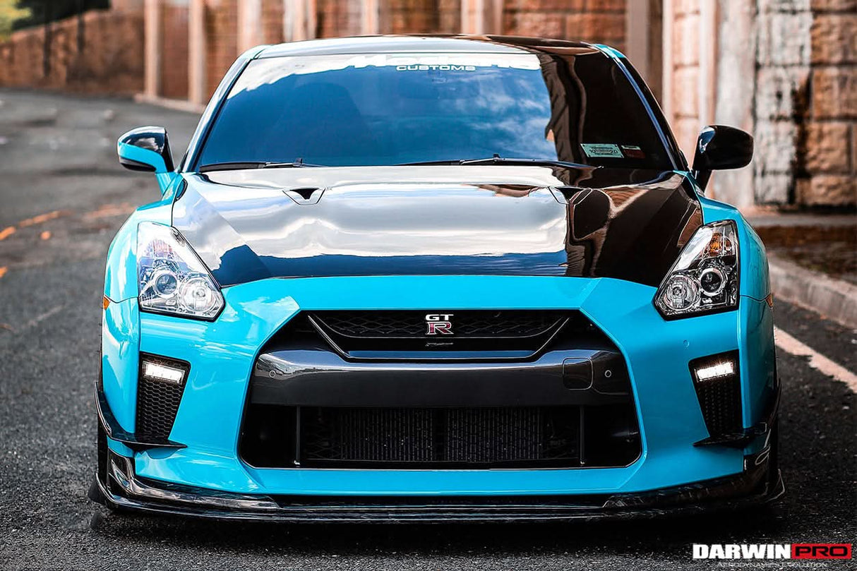 2017-2023 Nissan GTR R35 EBA BKSS Style Carbon Fiber Front Lip
