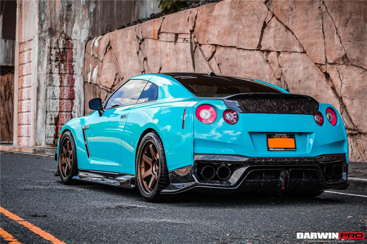 2017-2023 Nissan GTR R35 EBA Carbon Fiber Rear Diffuser DarwinPRO (BKSS)