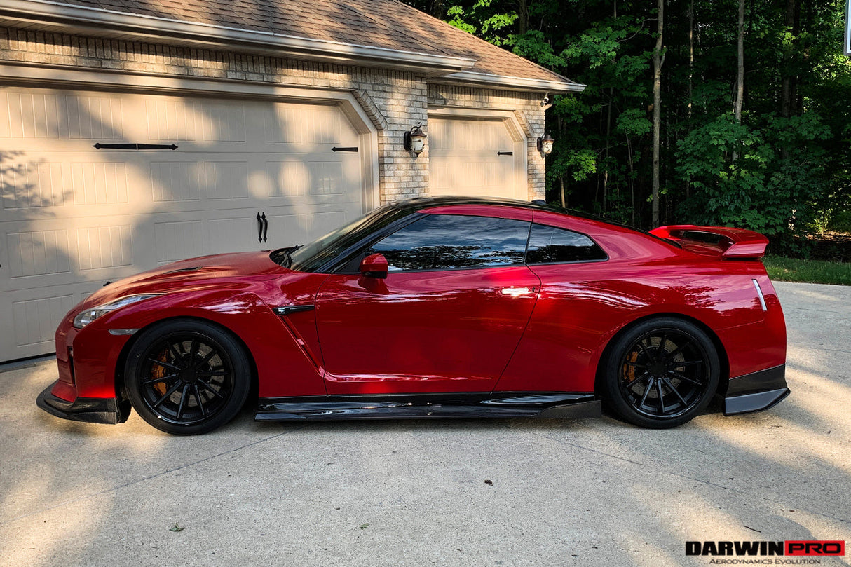 2008-2023 Nissan GTR R35 EBA BKSS Style Carbon Fiber Side Skirts