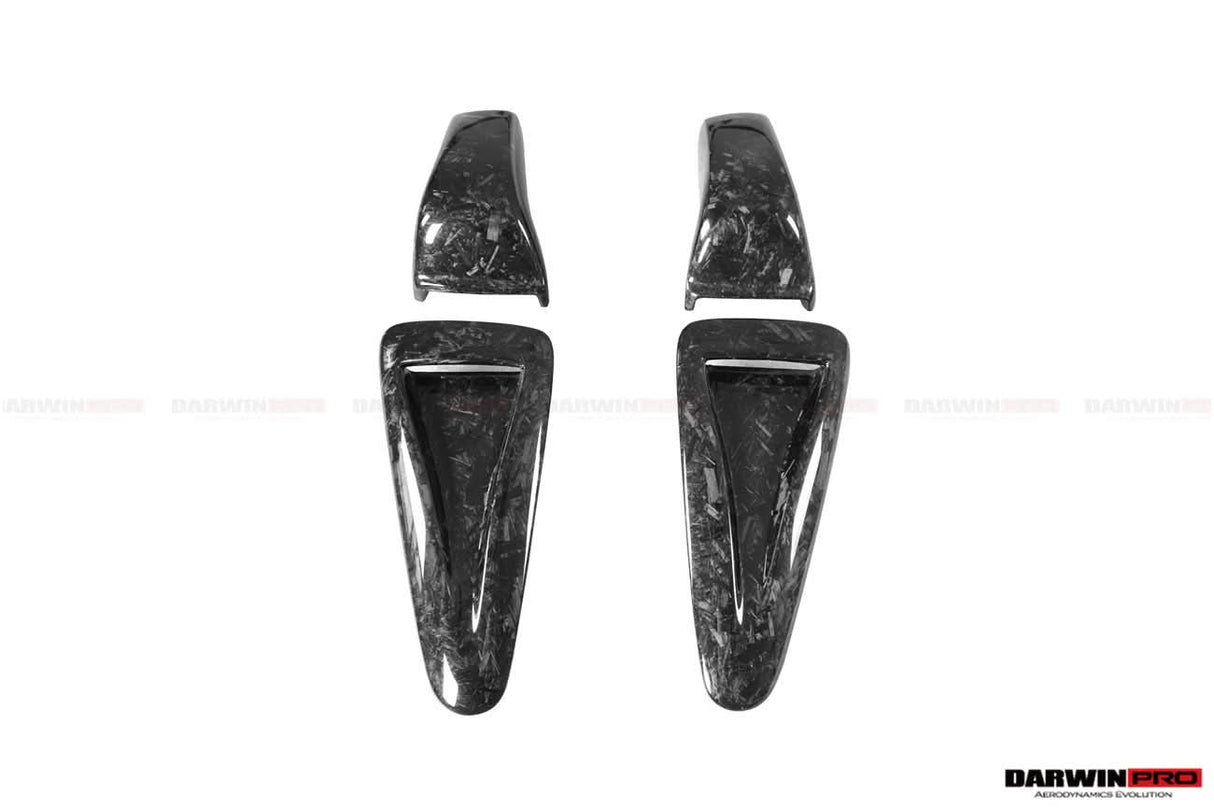 2008-2023 Nissan GTR R35 CBA DBA EBA Carbon Fiber Hood Scoop (4 PCS)