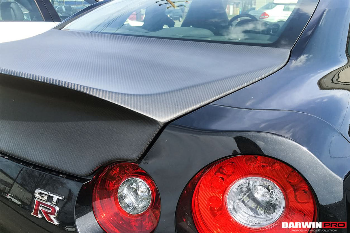 2008-2025 Nissan GTR R35 DLK Style Carbon Fiber Trunk | Fits CBA DBA EBA