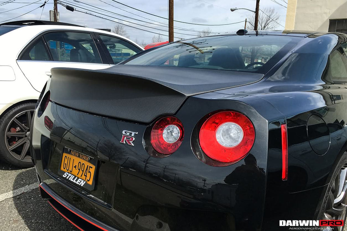 2008-2025 Nissan GTR R35 DLK Style Carbon Fiber Trunk | Fits CBA DBA EBA