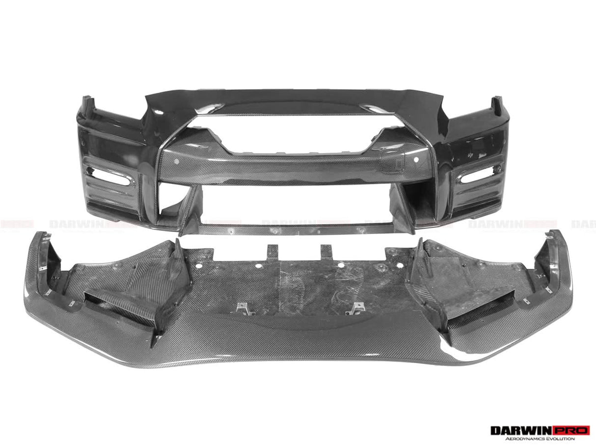 2008-2023 Nissan GTR R35 CBA DBA EBA Original 1:1 NISMO Carbon Fiber Front Bumper