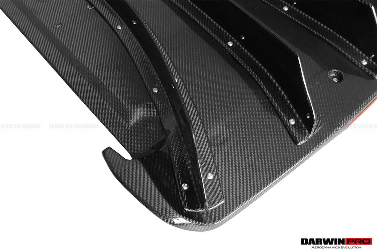 2012-2023 Nissan GTR R35 DBA EBA NSM Style Carbon Fiber Rear Diffuser Undertary With canards & break light