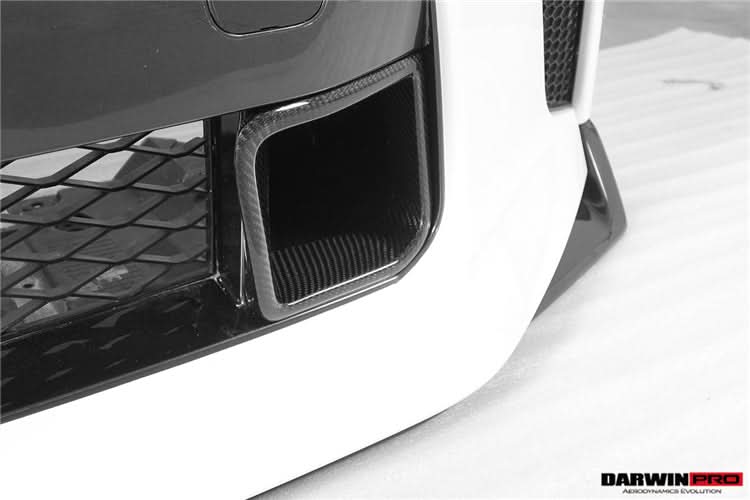 2017-2023 Nissan GTR R35 EBA BKSS Style Carbon Fiber Front Bumper Vents