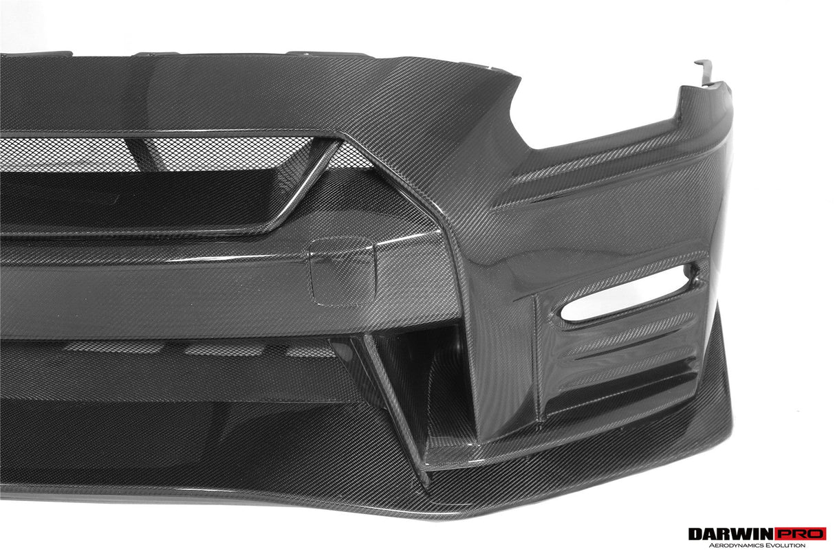2017-2023 Nissan GTR R35 EBA NSM Style Partial Carbon Fiber Front Bumper