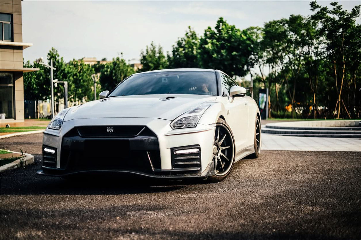 2008-2023 Nissan GTR R35 CBA | DBA Carbon Fiber Side Skirts - DarwinPRO (NSMO)