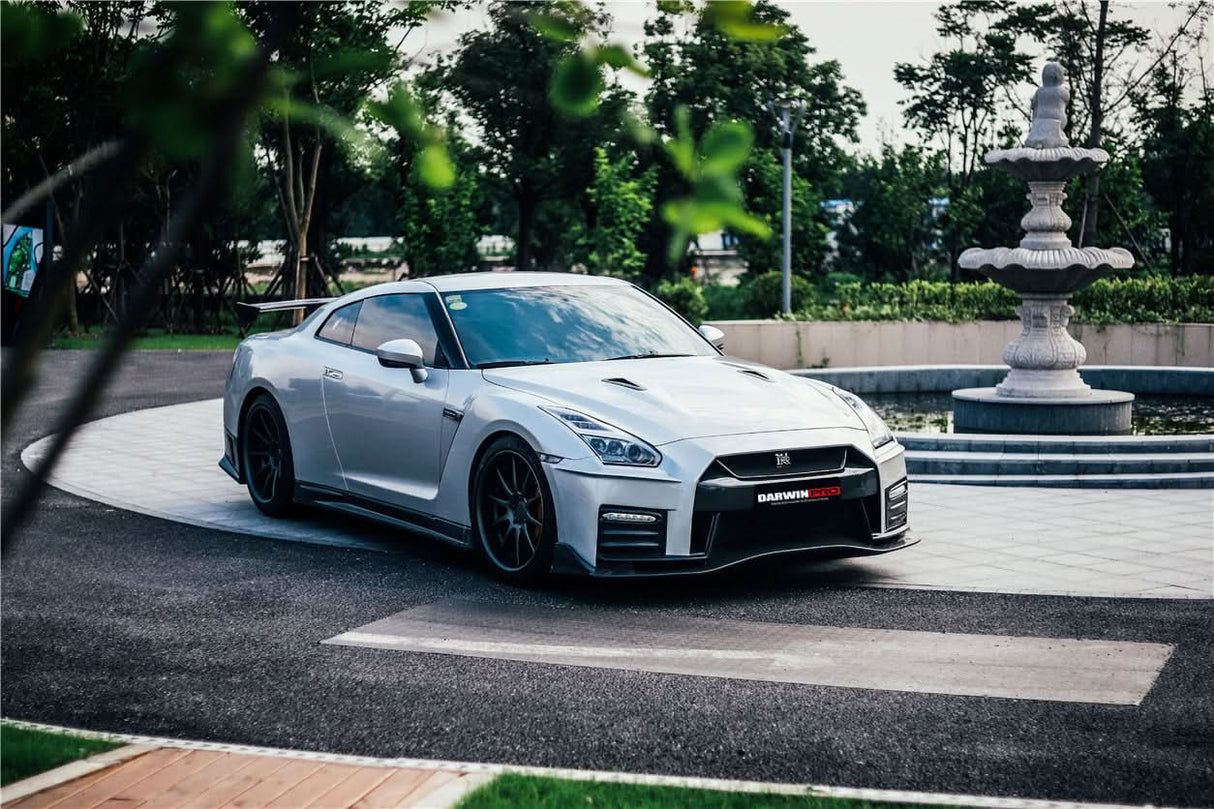 2008-2023 Nissan GTR R35 CBA | DBA Carbon Fiber Side Skirts - DarwinPRO (NSMO)