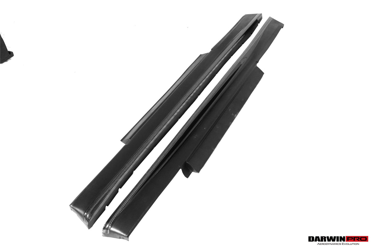 2008-2023 Nissan GTR R35 CBA | DBA Carbon Fiber Side Skirts - DarwinPRO (NSMO)