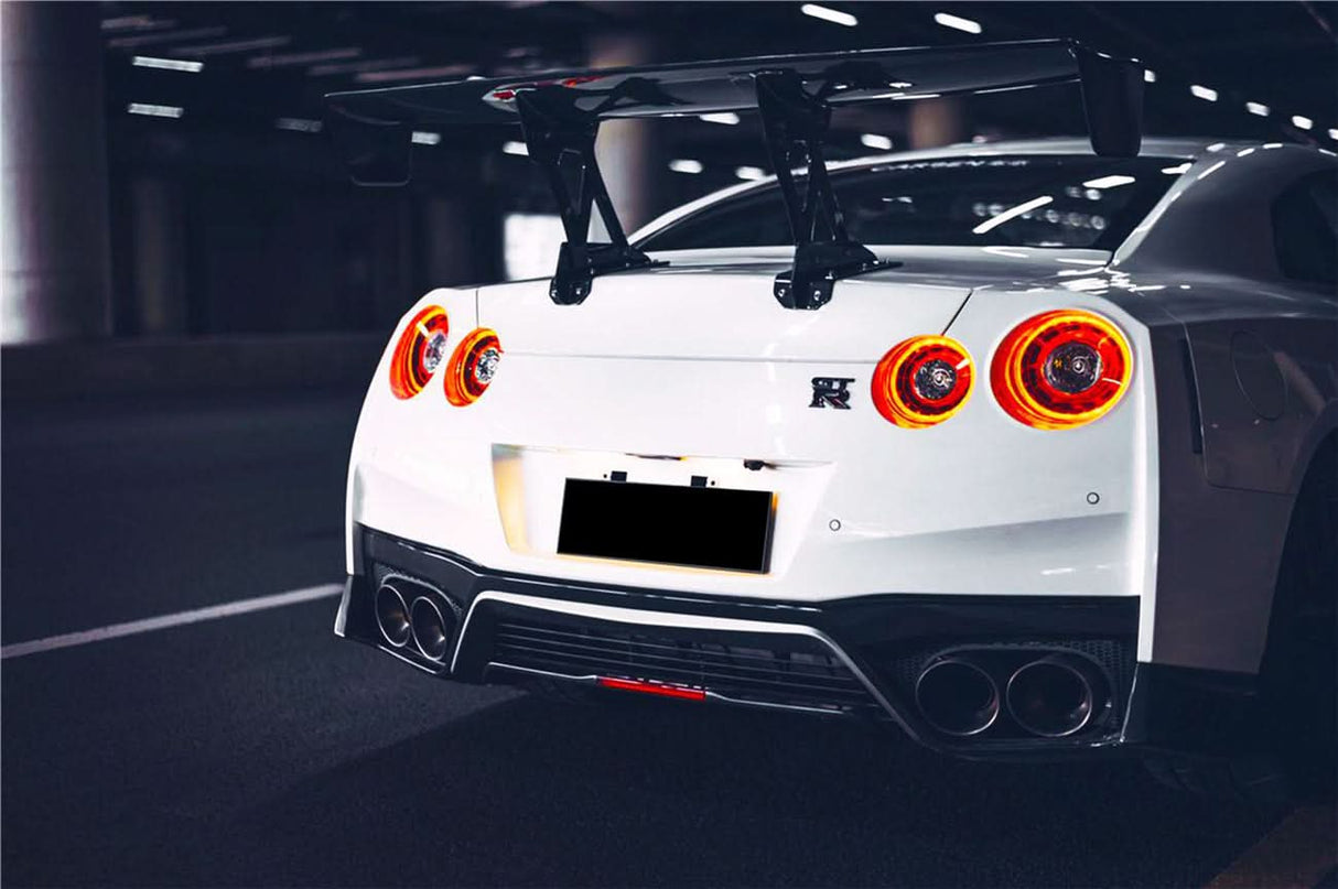 2012-2023 Nissan GTR R35 DBA EBA NSM Style Carbon Fiber Rear Diffuser Undertary With Break Light