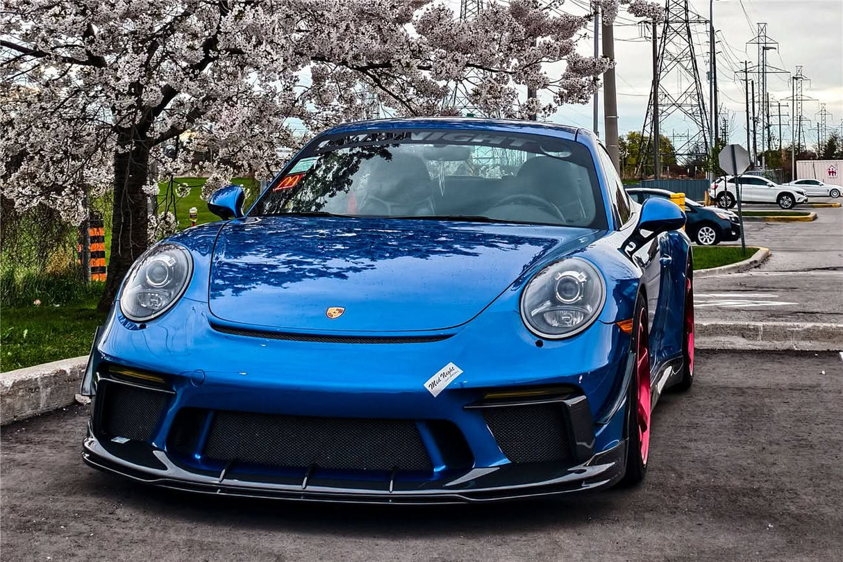 DarwinPRO 2017-2019 Porsche 911 991.2 GT3 Only BKSS Style Carbon Fiber Front lip