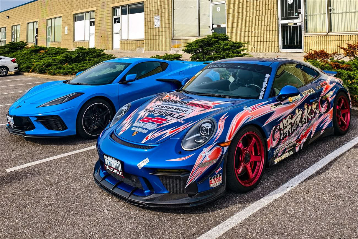 DarwinPRO 2017-2019 Porsche 911 991.2 GT3 Only BKSS Style Carbon Fiber Full Body Soft Kit