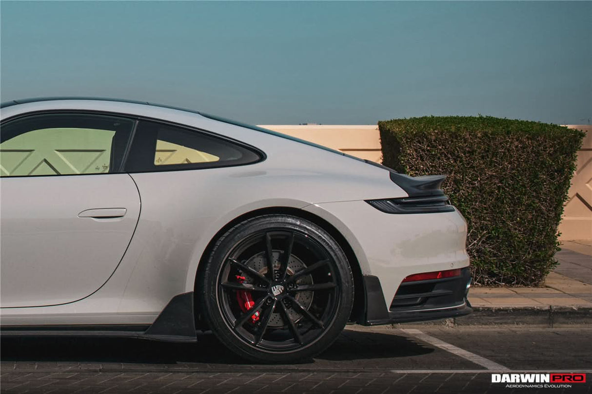 2019-2024 Porsche 911 992 Carbon Fiber Rear Lip DarwinPRO (BKSSII) Fits Carrera, S, 4, 4S, Targa, Cabriolet