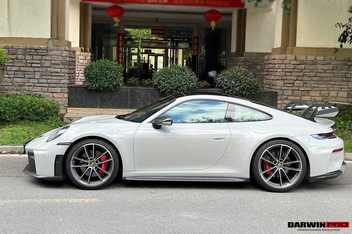 2019-UP Porsche 911 992 Autoclave Carbon Fiber Side Skirts DarwinPRO (GT3 Facelift) Fits Carrera, S, 4, 4S, Targa, Cabriolet