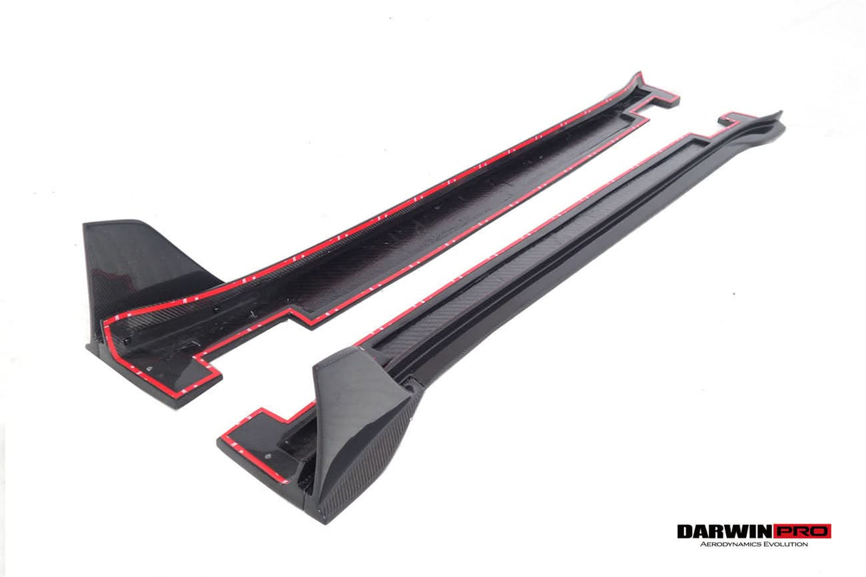 DarwinPRO 2019-2024 Porsche 911 992 Carrera S 4 4S Targa Cabriolet BKSSII Style Side Skirts