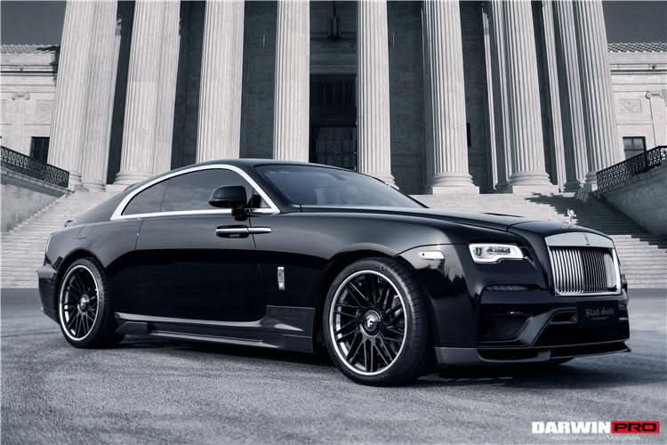 DarwinPRO 2016-2021 Rolls-Royce Wraith BKSS Style Carbon Fiber Side Skirts