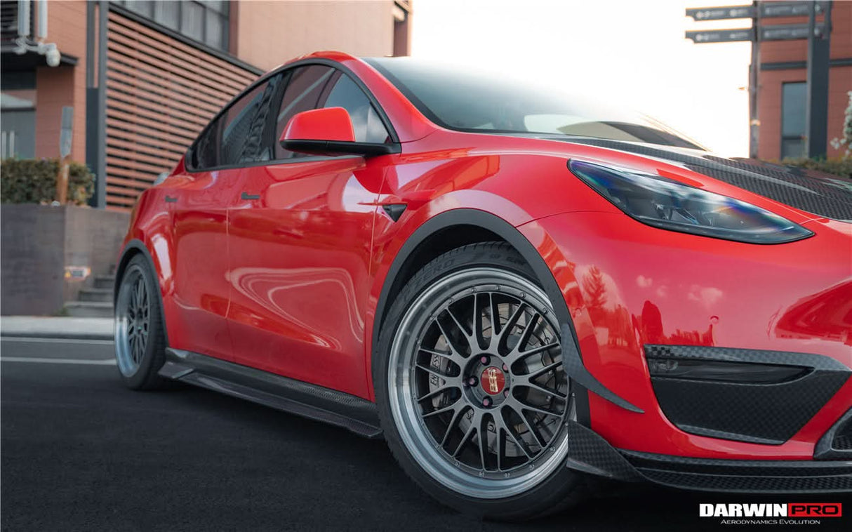 2020-2024 Tesla Model Y IMP Performance Carbon Fiber Side Skirts