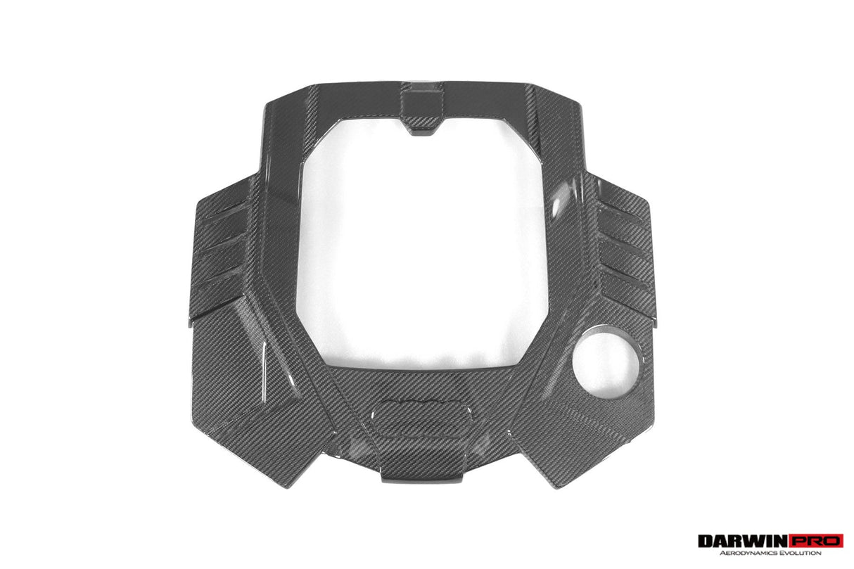 2019-UP Audi RS6 Avant C8 | RS7 C8 Quattro Dry Carbon Fiber Engine Cover Replacement DarwinPRO (OEM)